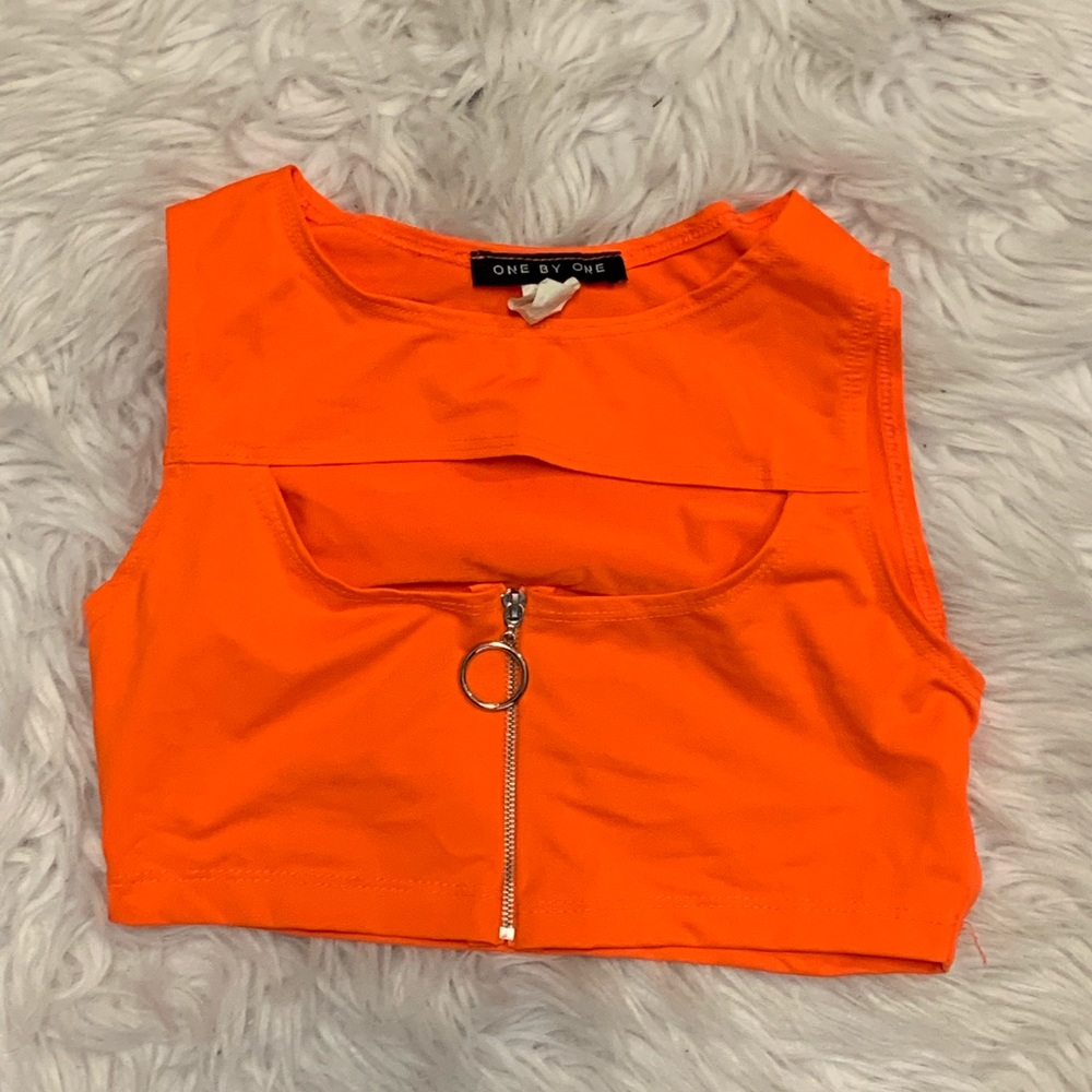 Neon crop top